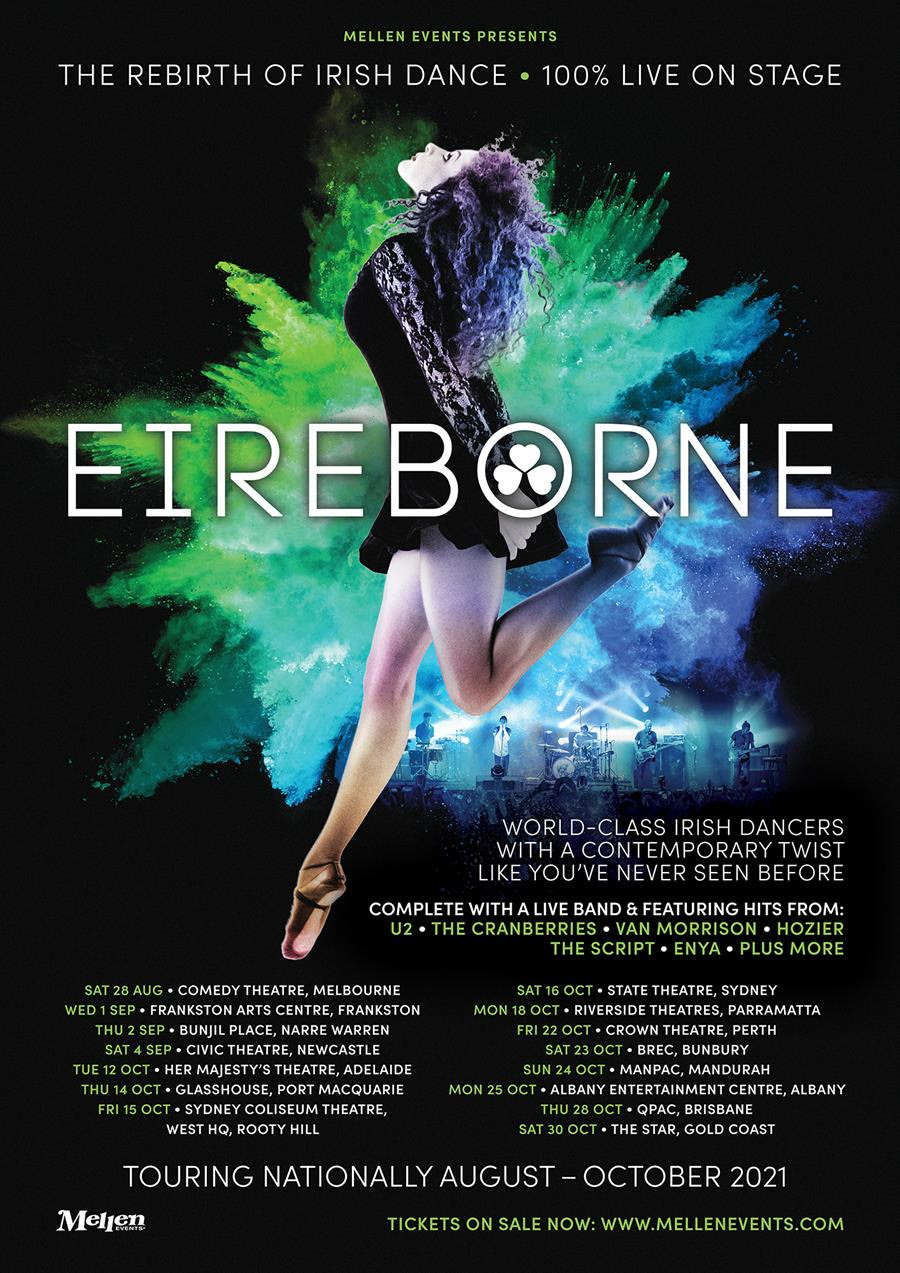 EIREBORNE Showcases the best of Irish rock music and dance