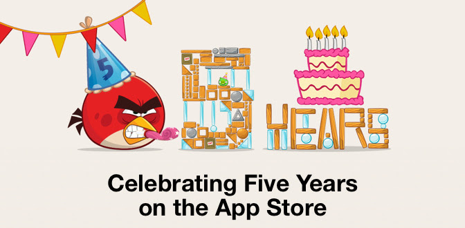 Angry Birds: Celebrating 5 Years on the App Store
