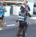 Lonah Chemtai winning 2016 Tel Aviv marathon