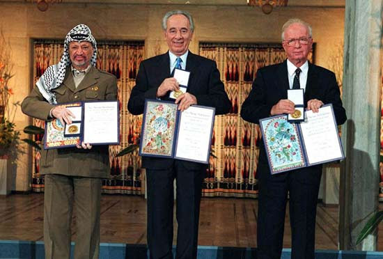 Nobel-Arafat-Peres-Rabin