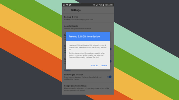 Google Photos Can Now Free Up Space on Your Phone