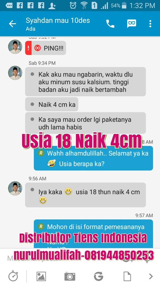 Selengkapnya Review Produk Obat Peninggi Badan Tiens