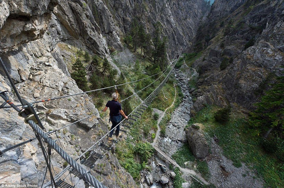 St. Gervasio gorges in Piedmont