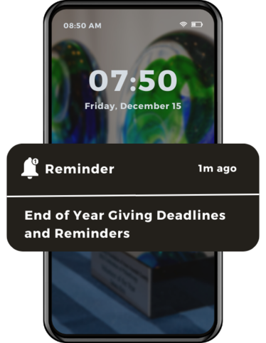 End of Year Giving Reminder