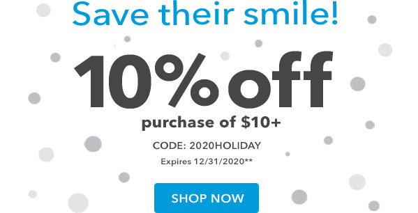 Limited-time offer! 10% off purchase of $10+ with code 2020HOLIDAY. Expires 12/11/2020