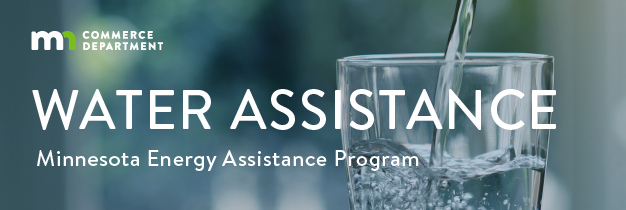 banner for the commerce water assistance program