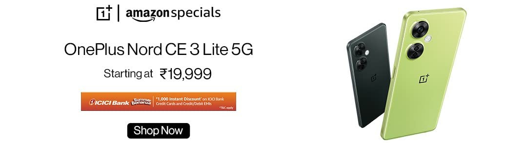 One Plus Nord CE3 Lite 5G launched on Amazon! | Promote & earn through Amazon Associate!