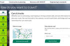 Screenshot of new, redesigned WSDOT website homepage