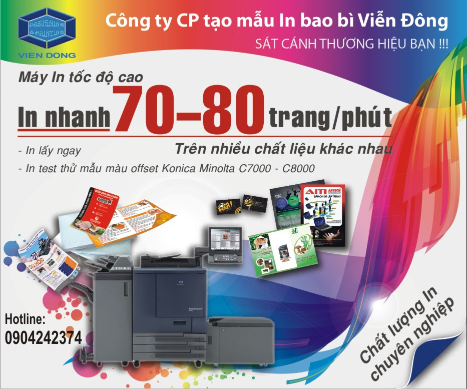 Làm poster giá rẻ lấy ngay tại Hà Nội ĐT 0904242374