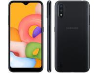 Smartphone Samsung Galaxy A01 32GB Preto Octa-Core