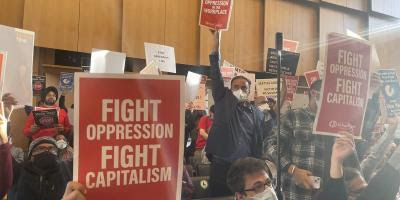 The Seattle City Council during the vote on caste discrimination. Photo: Twitter/Kshama Sawant