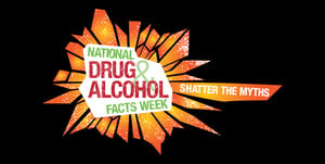 Logo of the National Drug & Alcohol Facts Week. Link takes you to NIDA's Drugs and Alcohol Chat registration page.