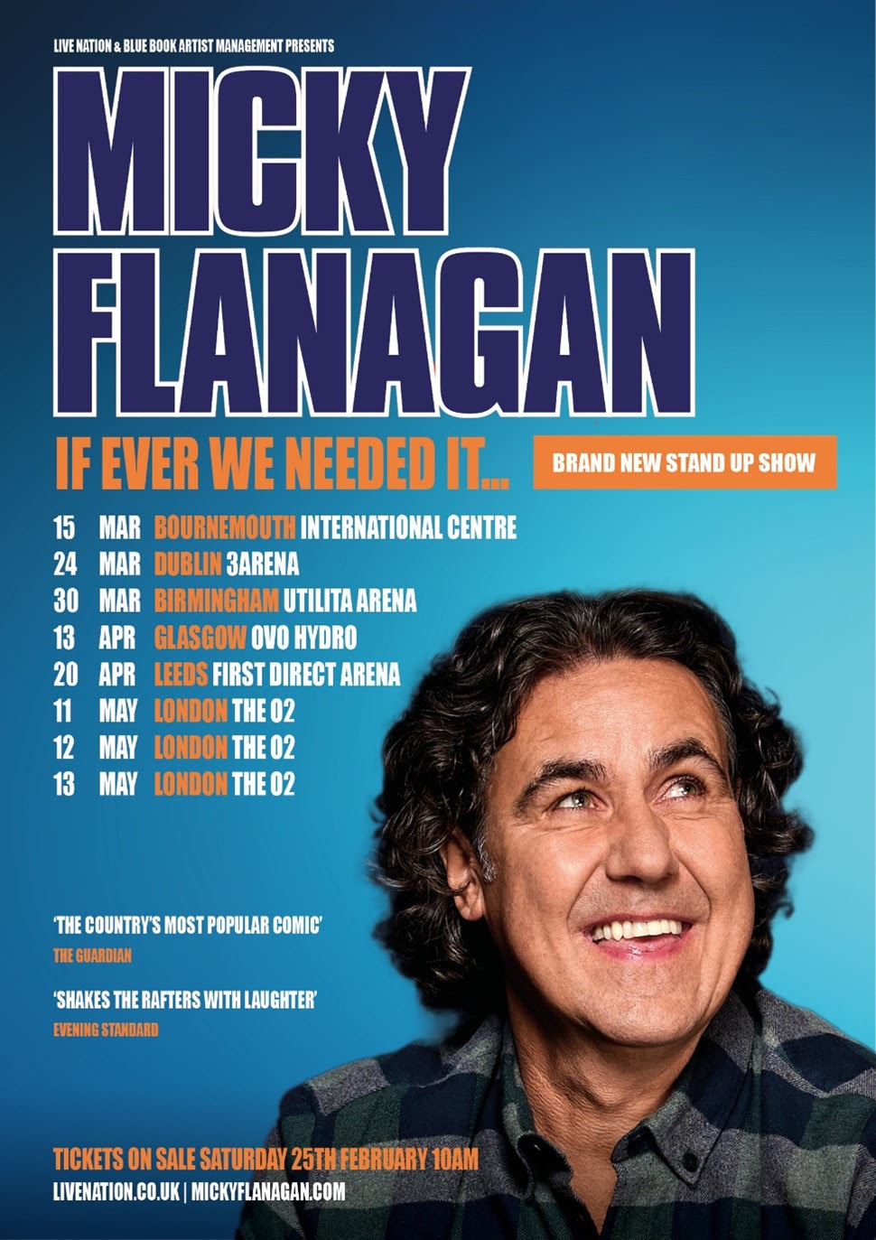 Micky Flanagan Is Back With A Brand New Live Show. • WithGuitars