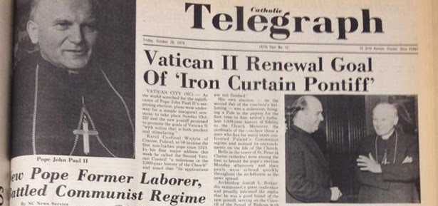 Throwback Thursday: Habemus John Paul II  Catholic Telegraph