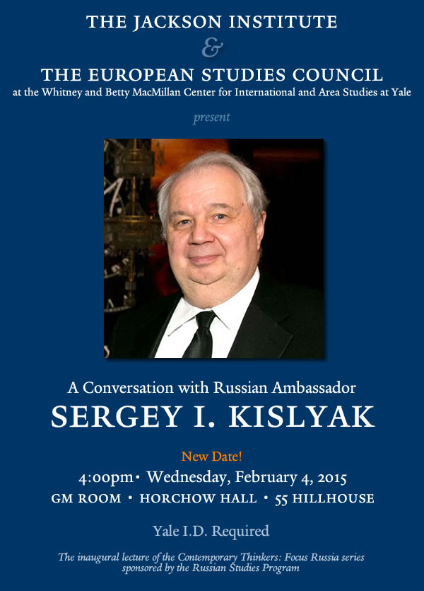 Russian Ambassador Sergey Kislyak