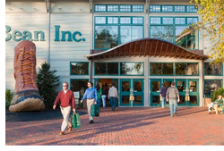 One-stop shopping at LL Bean in Maine