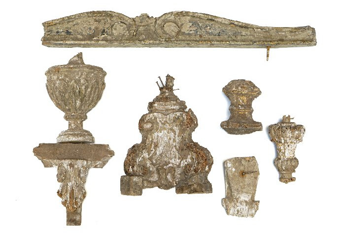 Florence fragments as they were found