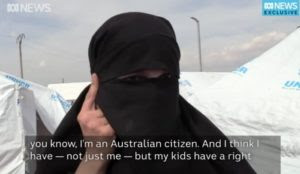 Australia: ISIS bride who called for violence against non-Muslims wants to return, says “we have human rights”