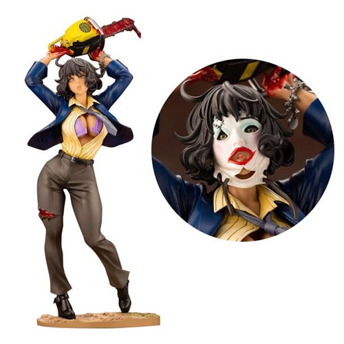 Image of The Texas Chainsaw Massacre Leatherface Chainsaw Dance Ver. Bishoujo Statue - MARCH 2021