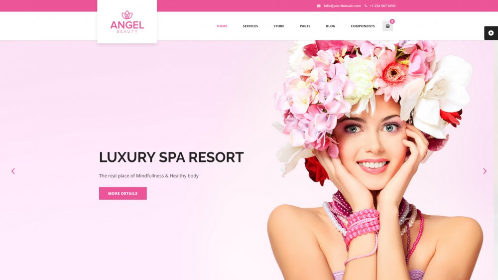 Beauty Salon Website HTML5 Bootstrap Templates
