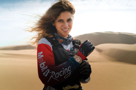 Gianna Velarde – Motociclista  profesional
