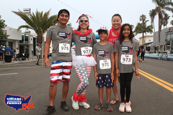 A family of runners from the July 3, 2021 5k.