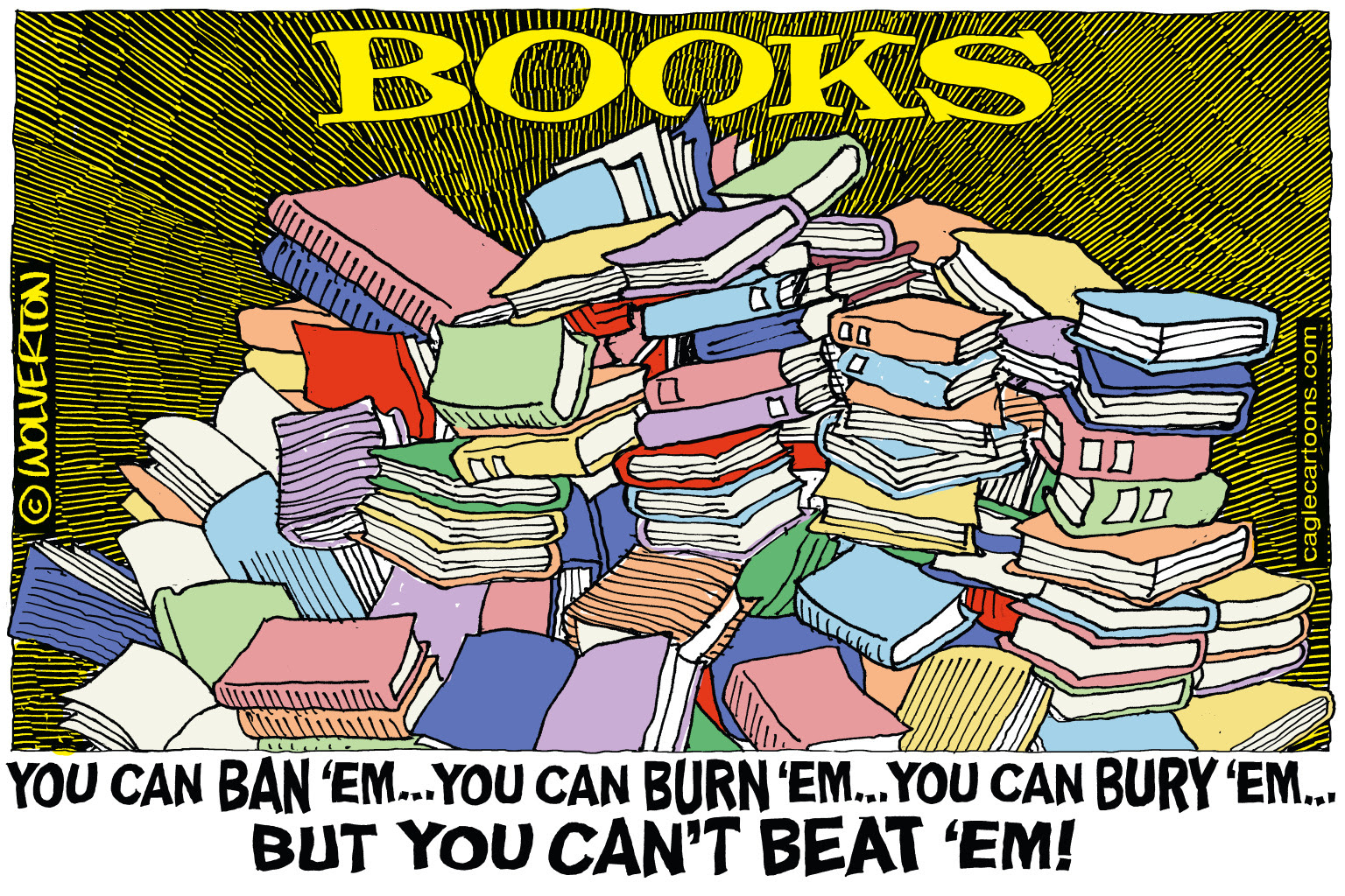 Republicans ban books to prevent children from learning about American racism, misogyny and persecution of minorities. Now Republicans are proposing burning books. They have introduced educational gag orders to censor teachers, proposals to track and monitor teachers , and ways to enforce book bans in school districts.