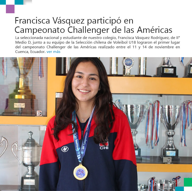 Francisca Vásquez participó en Campeonato Challenger de las Américas