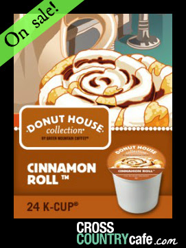 Donut House Collection Cinnamon Roll Keurig K-cup coffee