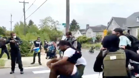 Sick: Armed Antifa Traps, Assaults and Robs a Motorist In Portland In Broad Daylight