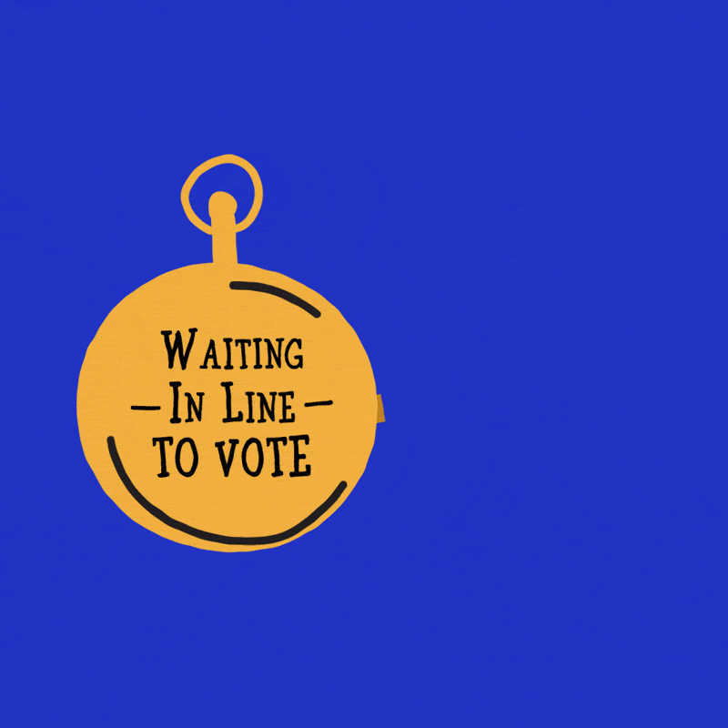 Waiting in line to vote is an act of resistance.