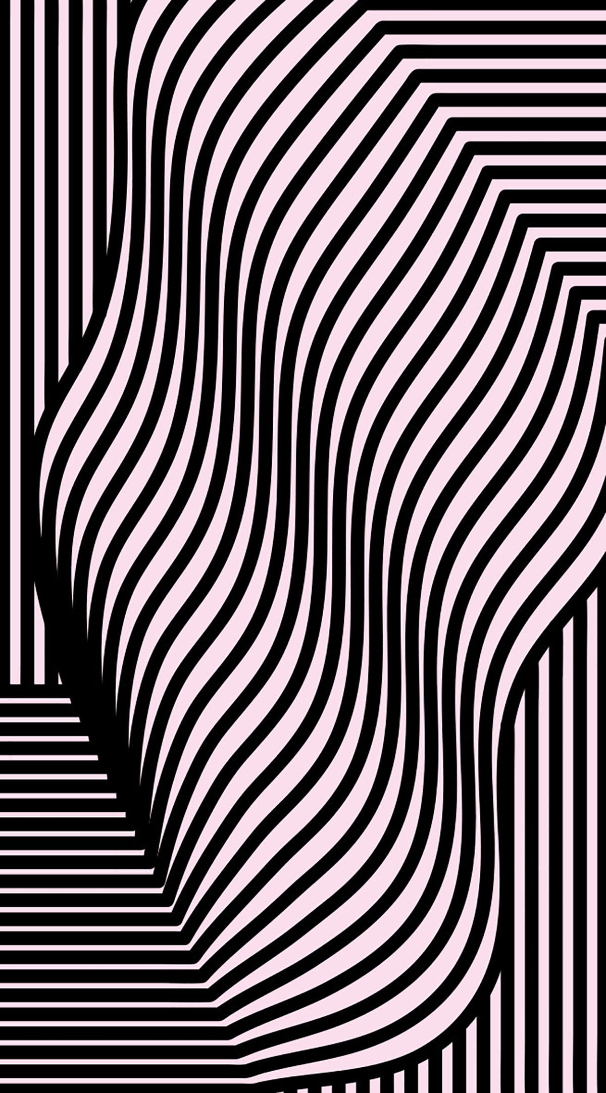 pink and black lines, digital pattern