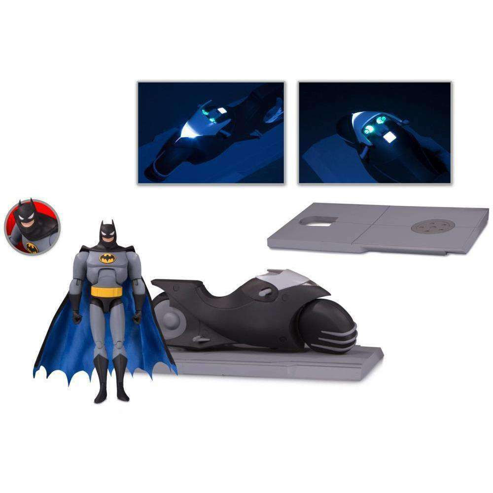 Image of Batman: The Animated Series Batcycle With Batman Figure