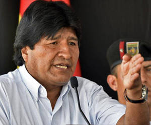 Evo Morales.