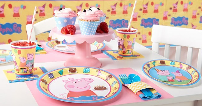 Peppa Pig birthday party supplies