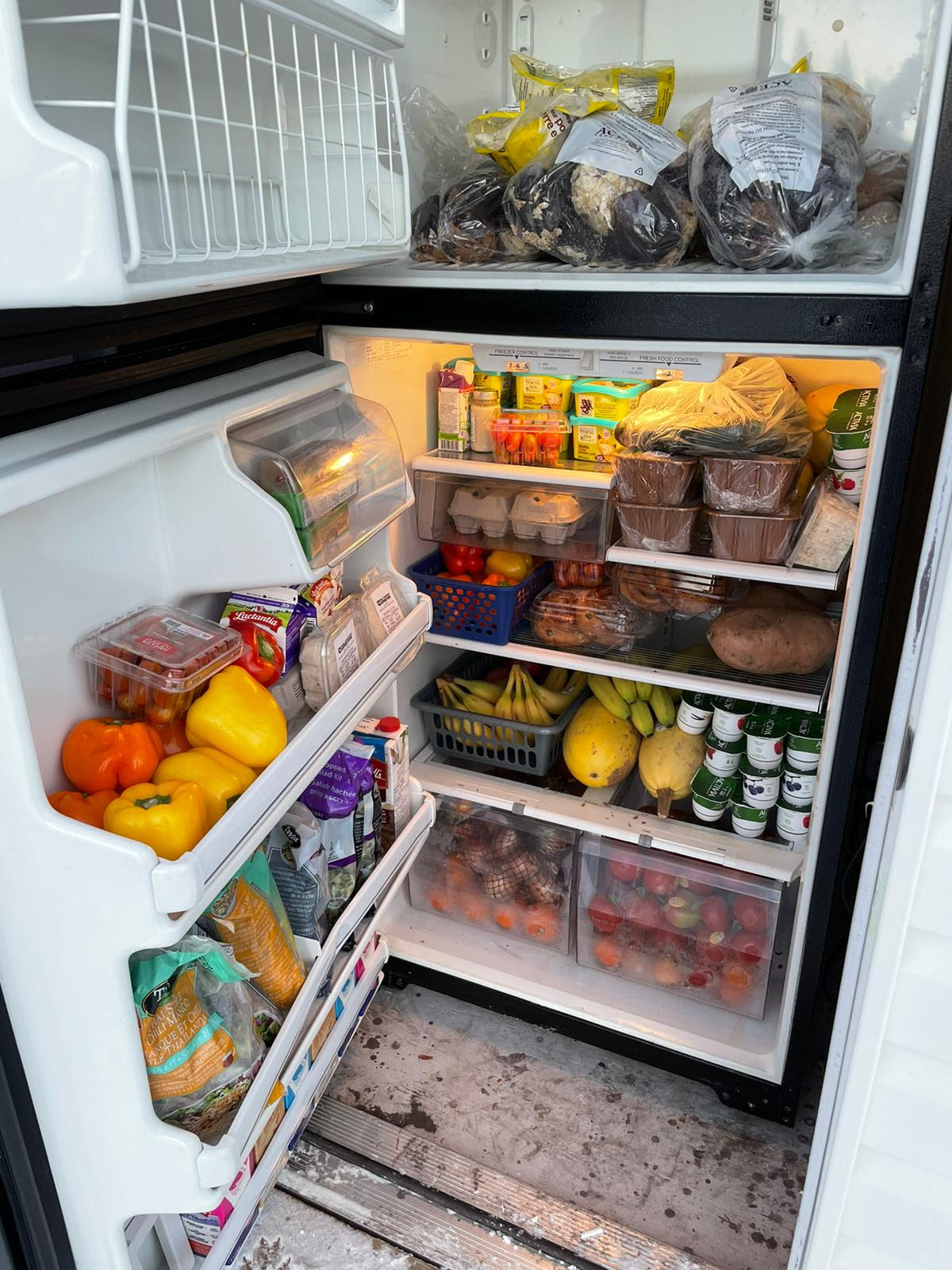 RC fridge-inside