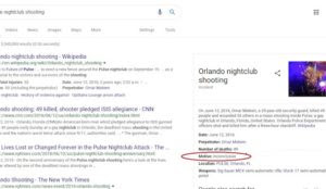 Google claims motive of Pulse Nightclub mass murderer who pledged allegiance to ISIS is “inconclusive”