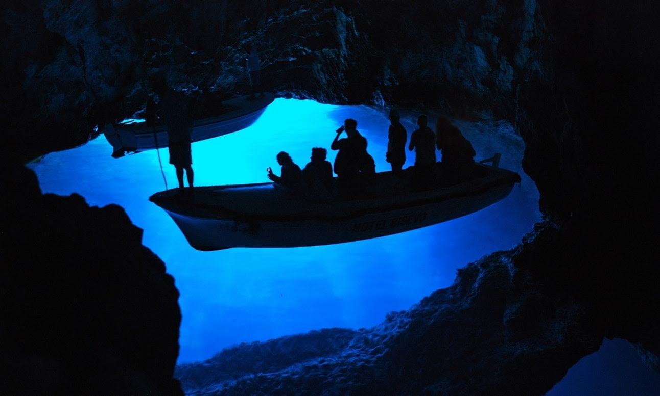 Blue Caves in Croatia boat tour