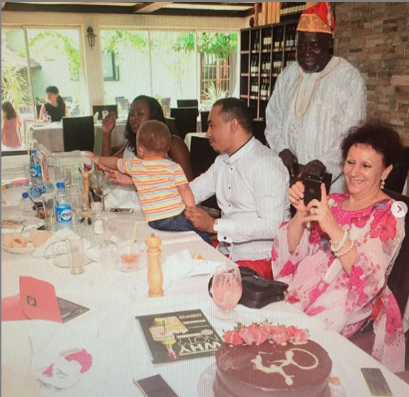 Daddy Freeze shares photos of his family after being called a b*stard by Pastor Ibiyeomie
