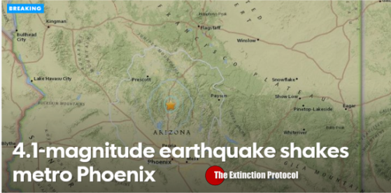 Phoenix, Arizona residents shaken by three earthquakes Arizona-quake