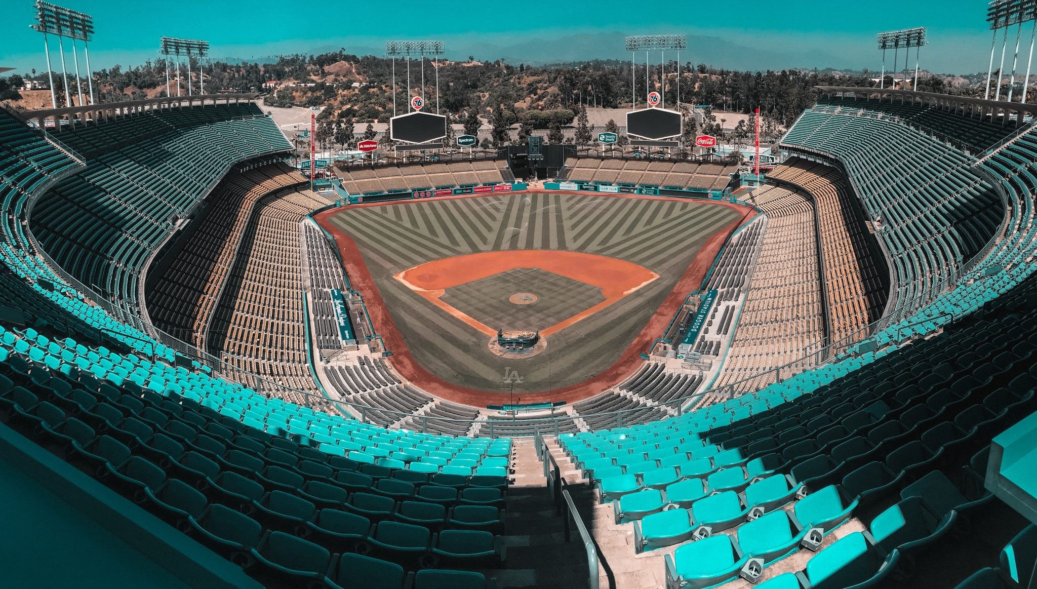 Entrances and Exits at Dodger Stadium