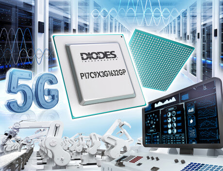 16-портовый/32-канальный пакетный коммутатор с PCIe 3.0 обеспечивает гибкую конфигурацию для систем хранения и сетевых систем от Diodes Incorporated