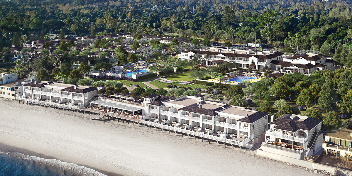 Rosewood Miramar Beach Aerial Shot