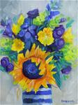 Yellow And Blue - Posted on Monday, January 12, 2015 by Crystal Manning