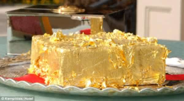 Bolo Dourado do Sultao entre as sobremesas mais caras do mundo