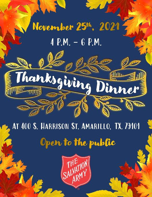 The Salvation Army of Amarillo Thanksgiving Dinner @ Amarillo | Texas | United States