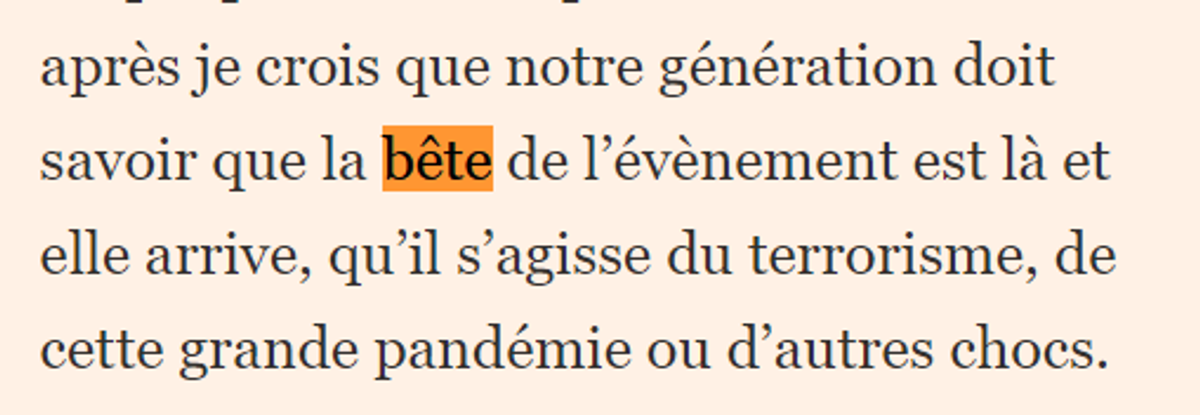 Macron et"l'arrivée de la Bête " (sa petite phrase du 22 mai 2020) 3f57b10_i5t2-c1gW5zR760HvvUPePJP