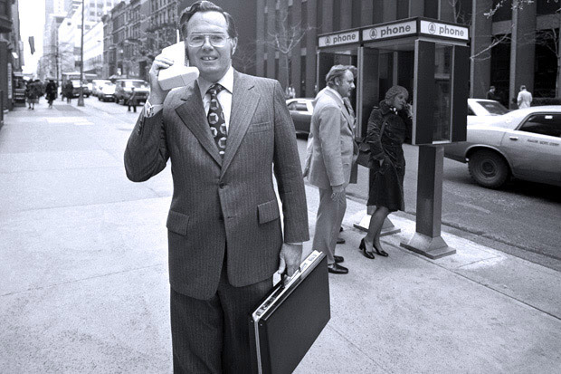 Le premier téléphone en 1973 à New York