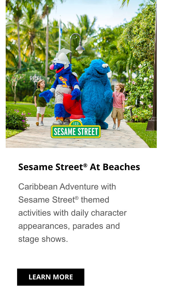 Sesame Street At Beaches