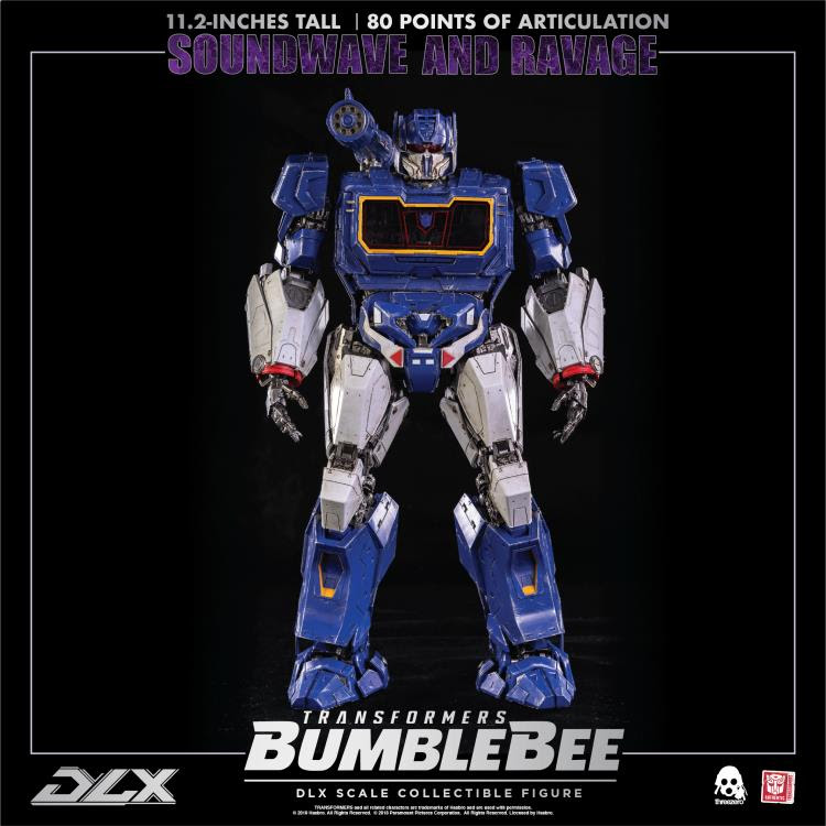 Image of Bumblebee DLX Scale Collectible Series Soundwave and Ravage - Q3 2020